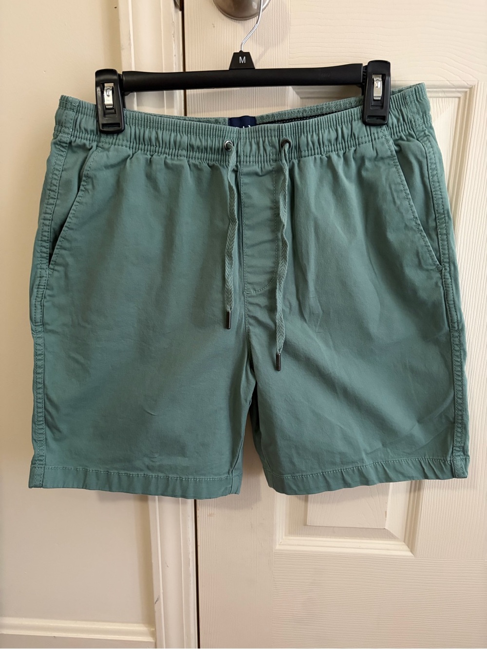 Casual Drawstring Shorts in Seafoam Green